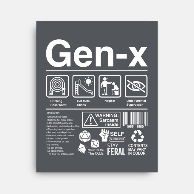 Gen X Label-None-Stretched-Canvas-DrMonekers