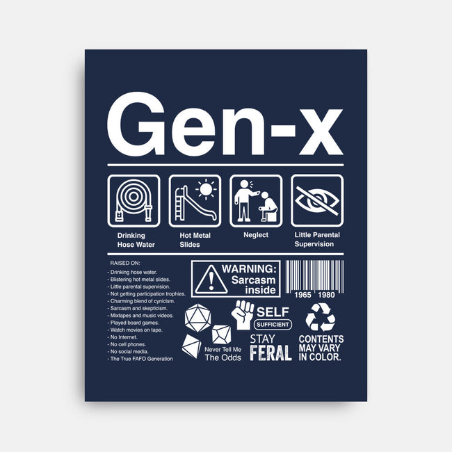 Gen X Label-None-Stretched-Canvas-DrMonekers