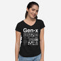 Gen X Label-Womens-V-Neck-Tee-DrMonekers