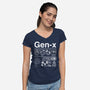 Gen X Label-Womens-V-Neck-Tee-DrMonekers