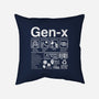 Gen X Label-None-Removable Cover w Insert-Throw Pillow-DrMonekers