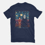 Starry Train-Unisex-Basic-Tee-zascanauta