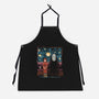 Starry Train-Unisex-Kitchen-Apron-zascanauta