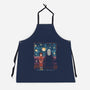 Starry Train-Unisex-Kitchen-Apron-zascanauta