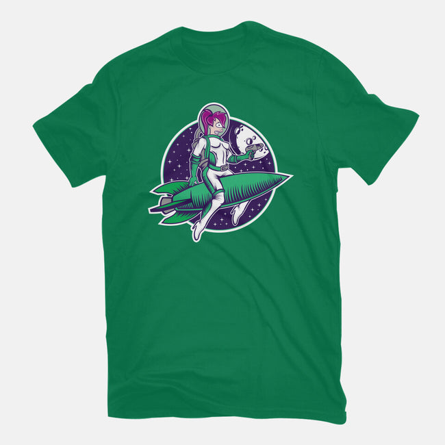 The Pinup From The Future-Mens-Heavyweight-Tee-SuperEdu