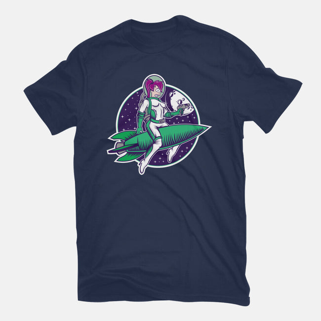 The Pinup From The Future-Mens-Heavyweight-Tee-SuperEdu