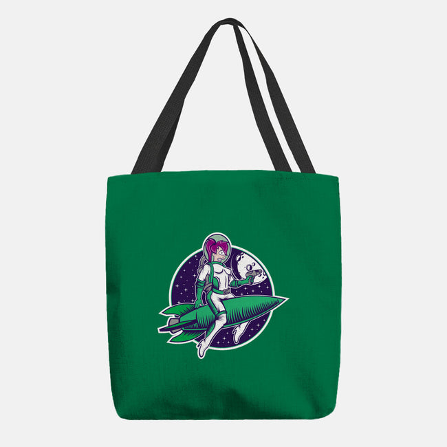 The Pinup From The Future-None-Basic Tote-Bag-SuperEdu