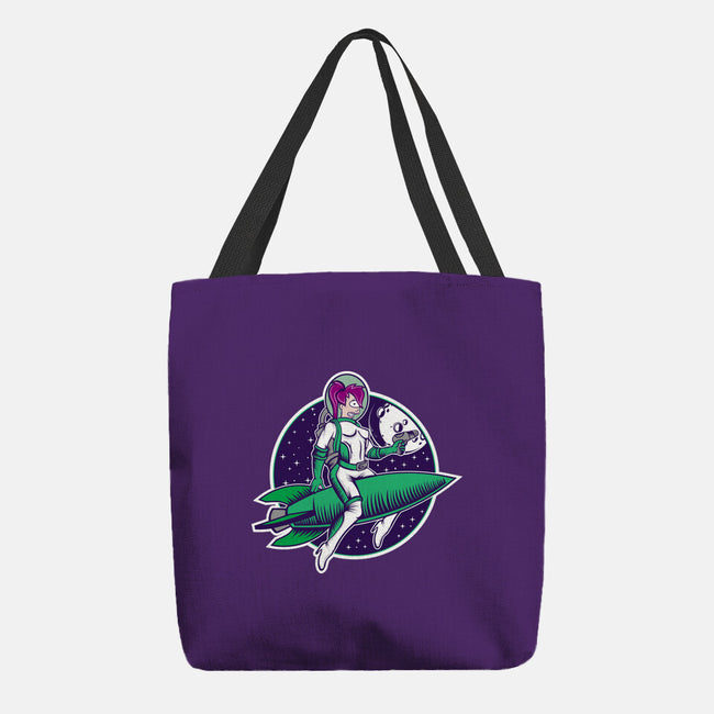 The Pinup From The Future-None-Basic Tote-Bag-SuperEdu