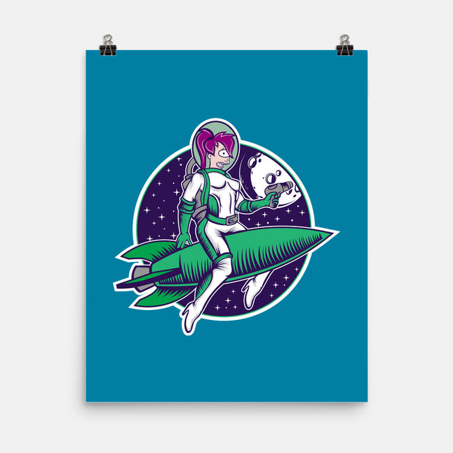 The Pinup From The Future-None-Matte-Poster-SuperEdu