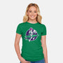 The Pinup From The Future-Womens-Fitted-Tee-SuperEdu