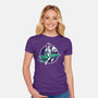 The Pinup From The Future-Womens-Fitted-Tee-SuperEdu