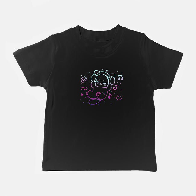 Vibing With Music-Baby-Basic-Tee-TechraNova