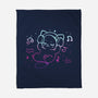 Vibing With Music-None-Fleece-Blanket-TechraNova