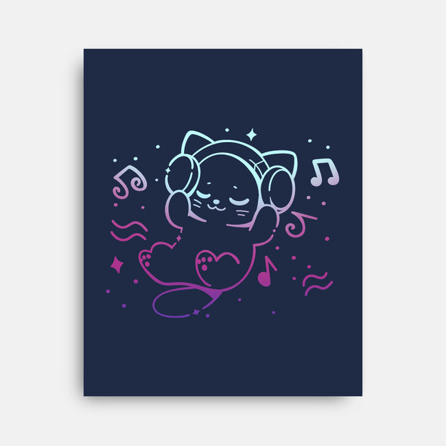 Vibing With Music-None-Stretched-Canvas-TechraNova