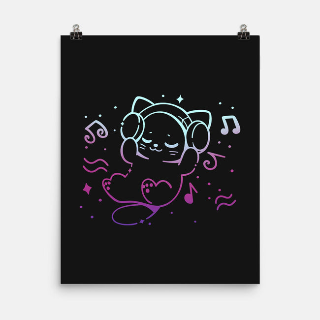 Vibing With Music-None-Matte-Poster-TechraNova