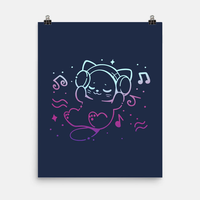 Vibing With Music-None-Matte-Poster-TechraNova