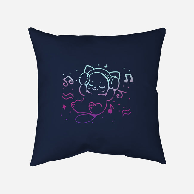 Vibing With Music-None-Removable Cover w Insert-Throw Pillow-TechraNova