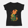 Guts Slayer-Womens-V-Neck-Tee-naomori