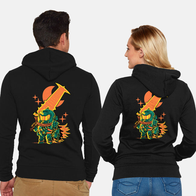 Guts Slayer-Unisex-Zip-Up-Sweatshirt-naomori