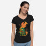 Guts Slayer-Womens-V-Neck-Tee-naomori
