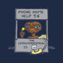 Phone Home Help-Womens-Fitted-Tee-Barbadifuoco