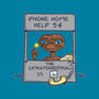 Phone Home Help-Womens-Fitted-Tee-Barbadifuoco
