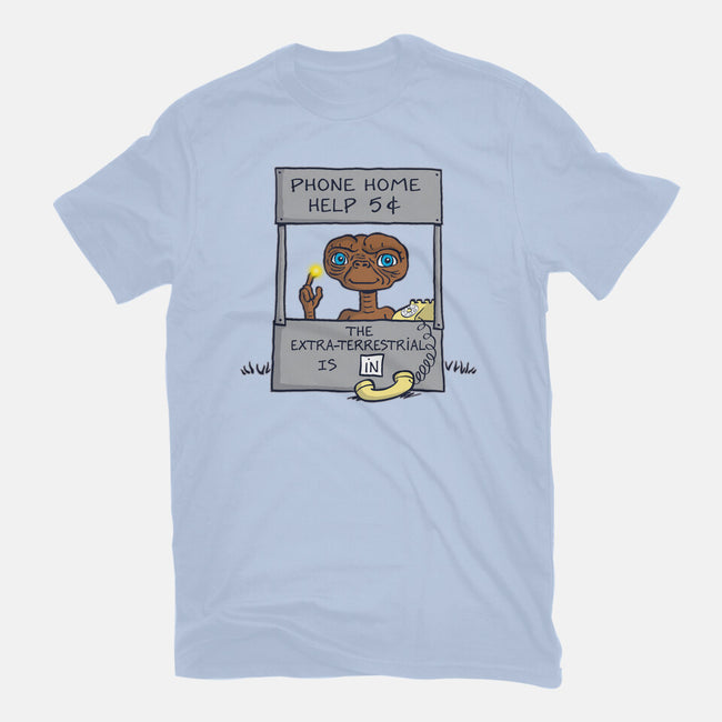Phone Home Help-Womens-Fitted-Tee-Barbadifuoco