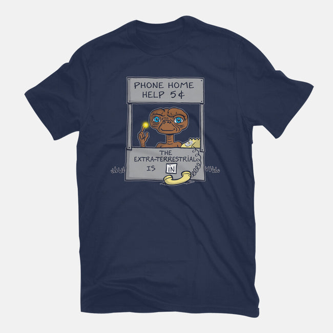 Phone Home Help-Womens-Fitted-Tee-Barbadifuoco