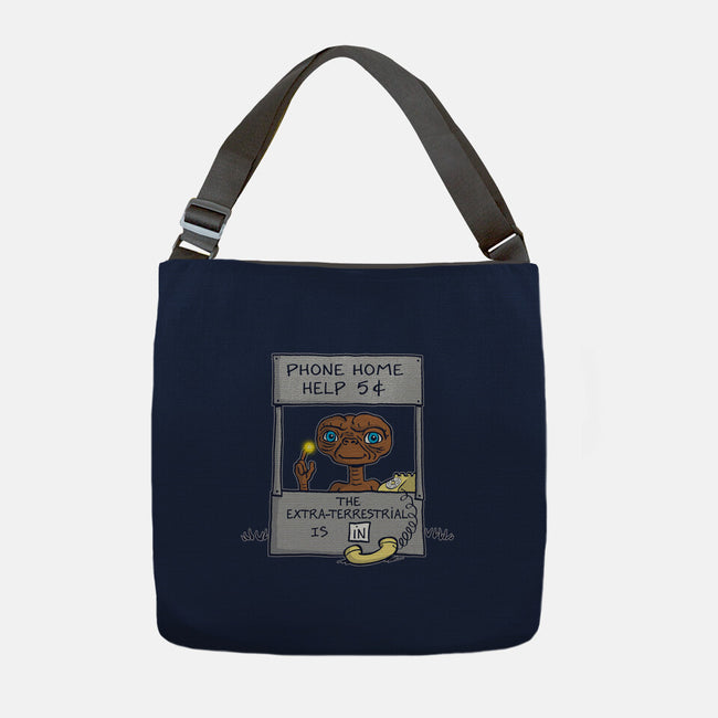 Phone Home Help-None-Adjustable Tote-Bag-Barbadifuoco