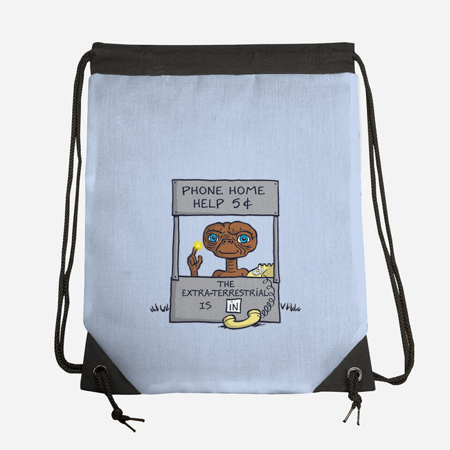 Phone Home Help-None-Drawstring-Bag-Barbadifuoco