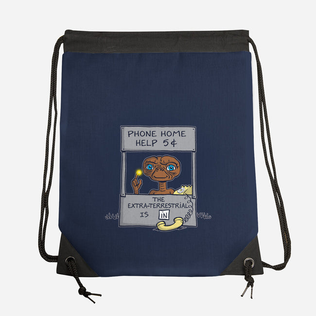 Phone Home Help-None-Drawstring-Bag-Barbadifuoco