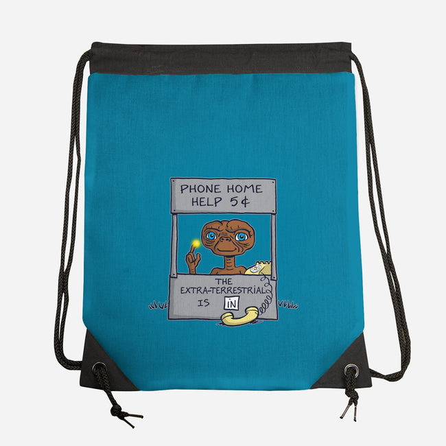 Phone Home Help-None-Drawstring-Bag-Barbadifuoco