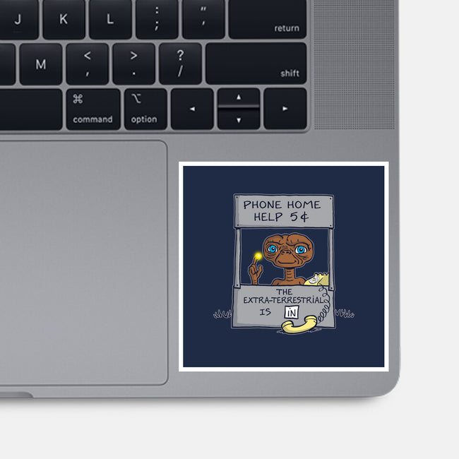 Phone Home Help-None-Glossy-Sticker-Barbadifuoco