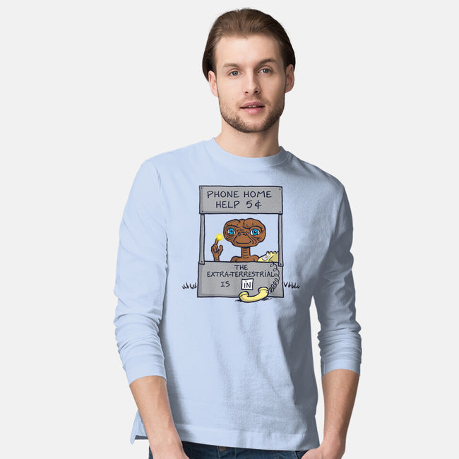 Phone Home Help-Mens-Long Sleeved-Tee-Barbadifuoco