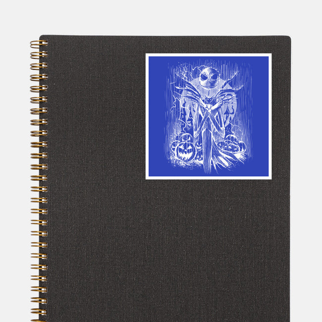 Jack Under The Rain-None-Glossy-Sticker-zascanauta