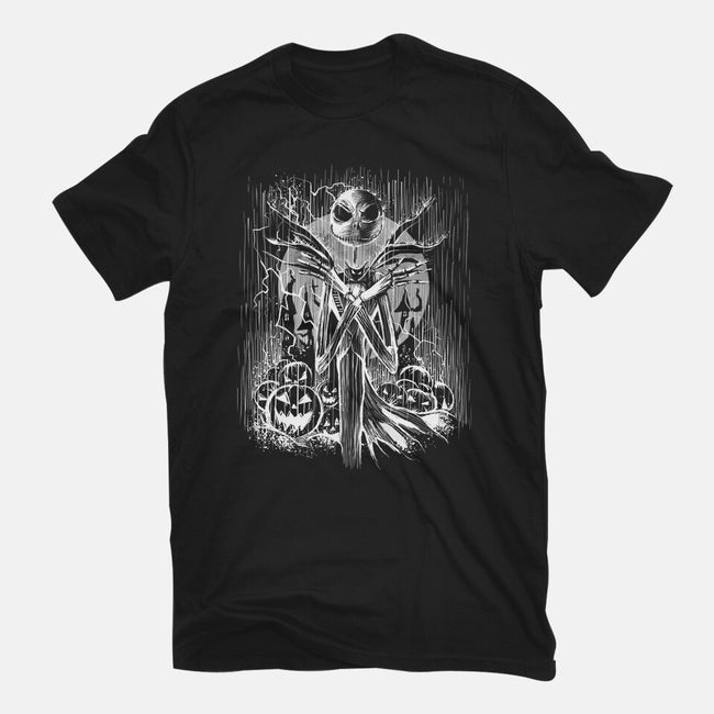 Jack Under The Rain-Womens-Fitted-Tee-zascanauta