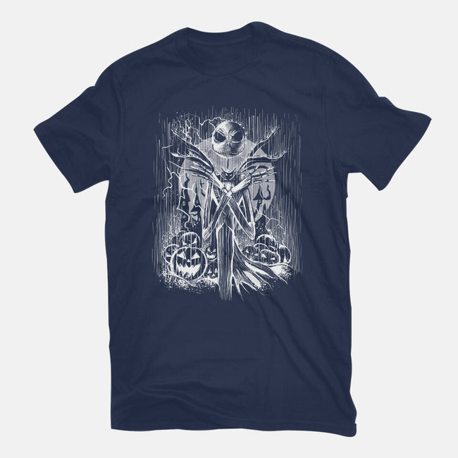Jack Under The Rain-Womens-Fitted-Tee-zascanauta