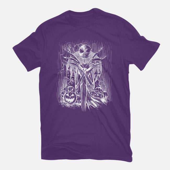 Jack Under The Rain-Womens-Fitted-Tee-zascanauta