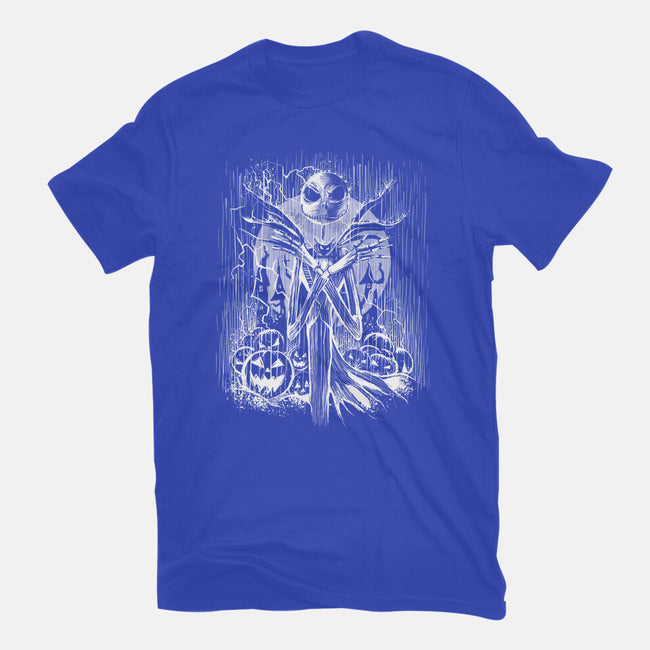 Jack Under The Rain-Womens-Fitted-Tee-zascanauta
