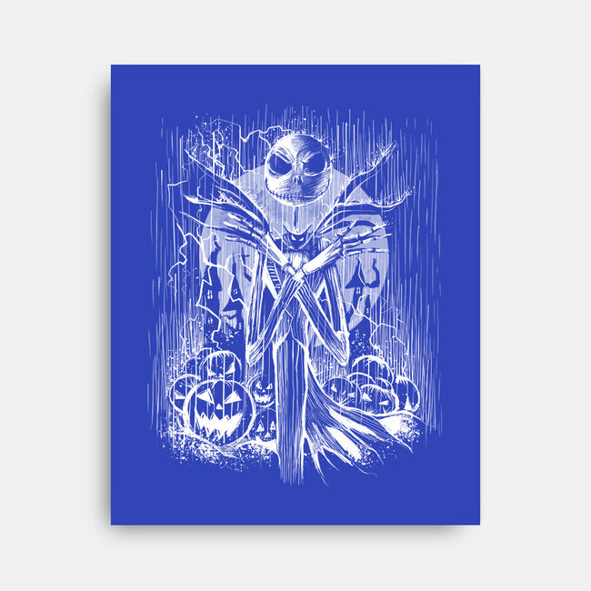 Jack Under The Rain-None-Stretched-Canvas-zascanauta