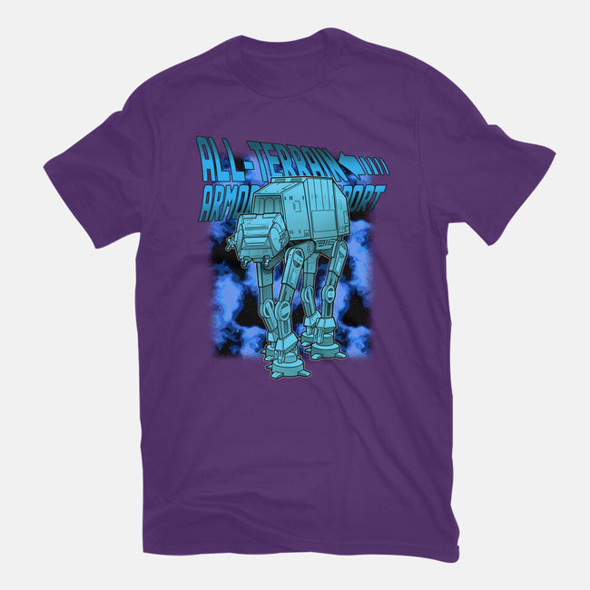 Mega Terrain Mecha Transport-Womens-Fitted-Tee-Astrobot Invention