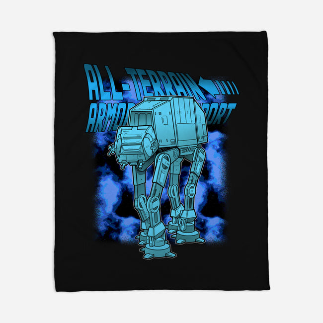 Mega Terrain Mecha Transport-None-Fleece-Blanket-Astrobot Invention