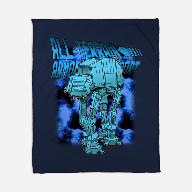 Mega Terrain Mecha Transport-None-Fleece-Blanket-Astrobot Invention