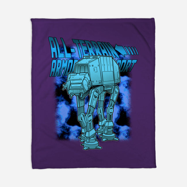 Mega Terrain Mecha Transport-None-Fleece-Blanket-Astrobot Invention