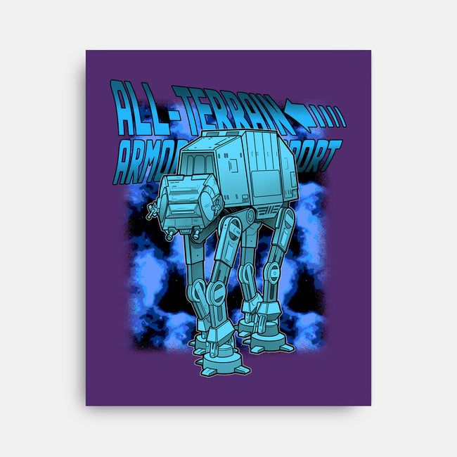 Mega Terrain Mecha Transport-None-Stretched-Canvas-Astrobot Invention