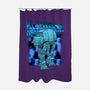 Mega Terrain Mecha Transport-None-Polyester-Shower Curtain-Astrobot Invention