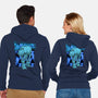 Mega Terrain Mecha Transport-Unisex-Zip-Up-Sweatshirt-Astrobot Invention