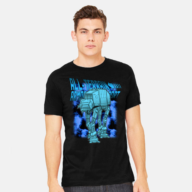 Mega Terrain Mecha Transport-Mens-Heavyweight-Tee-Astrobot Invention