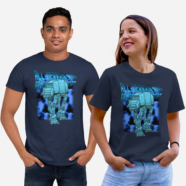 Mega Terrain Mecha Transport-Unisex-Basic-Tee-Astrobot Invention