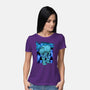 Mega Terrain Mecha Transport-Womens-Basic-Tee-Astrobot Invention